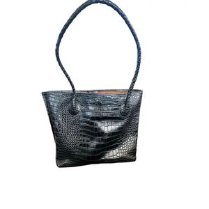 Patricia Nash Women's Black Eastleigh Heritage Leather Large Tote Handbag